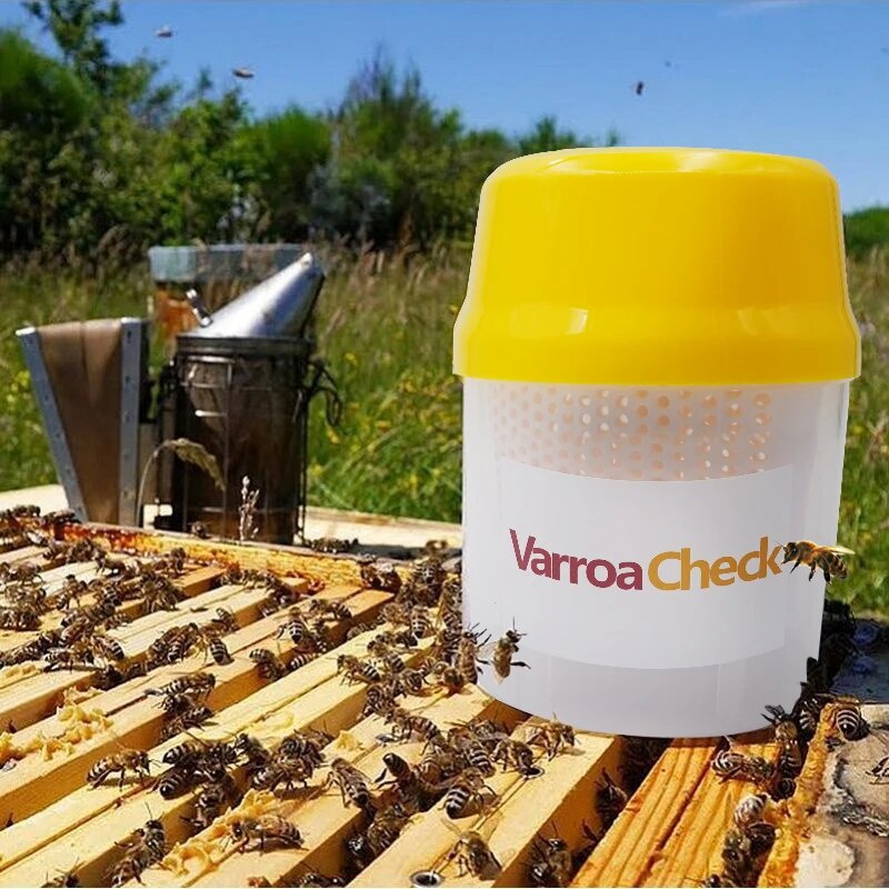 73C Beekeeping Varroa Mite Monitoring Check Bottle, Apiculture Mite ...