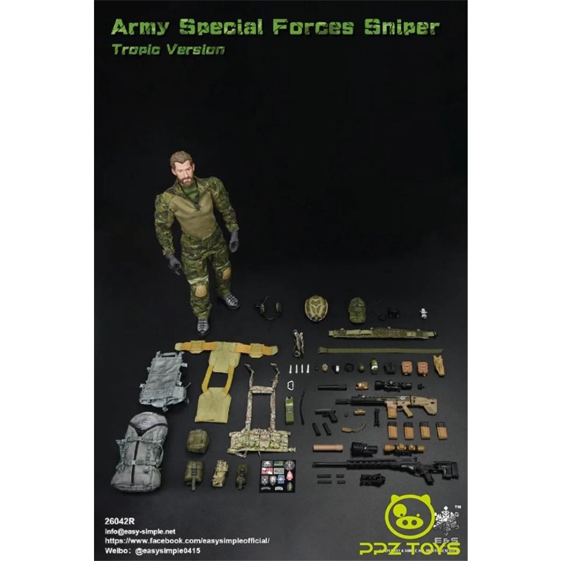 86K EASY&SIMPLE ES 26042R 1/6 US Army Special Forces Sniper