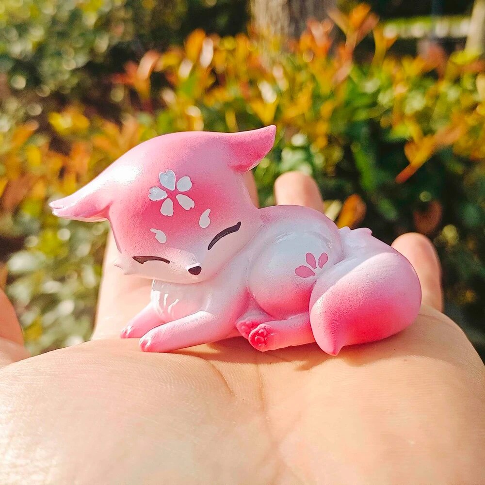 70h Hot Genshin Impact Inazuma Yae Miko Sakura Fox Handmade Pink Fox