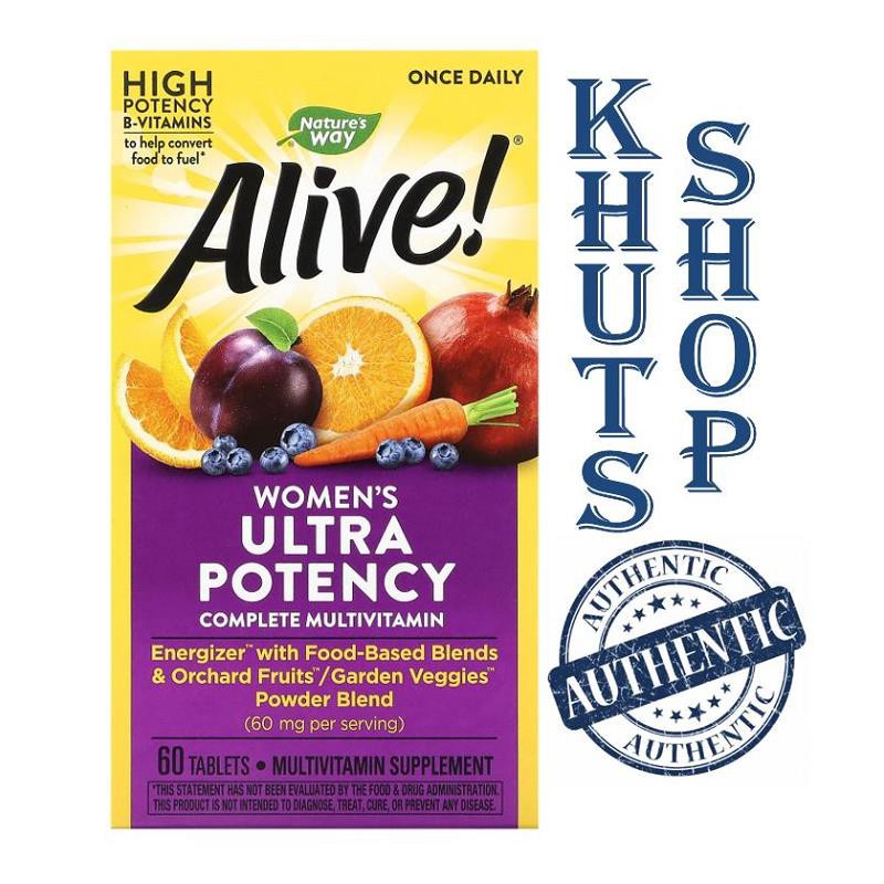 Nature's Way Alive Women's Ultra Potency Complete Multivitamin 60 ...