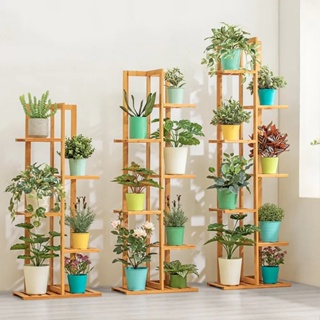 5 Tier Wood Plant Stand Indoor Outdoor Tall Plant Shelf - Temu