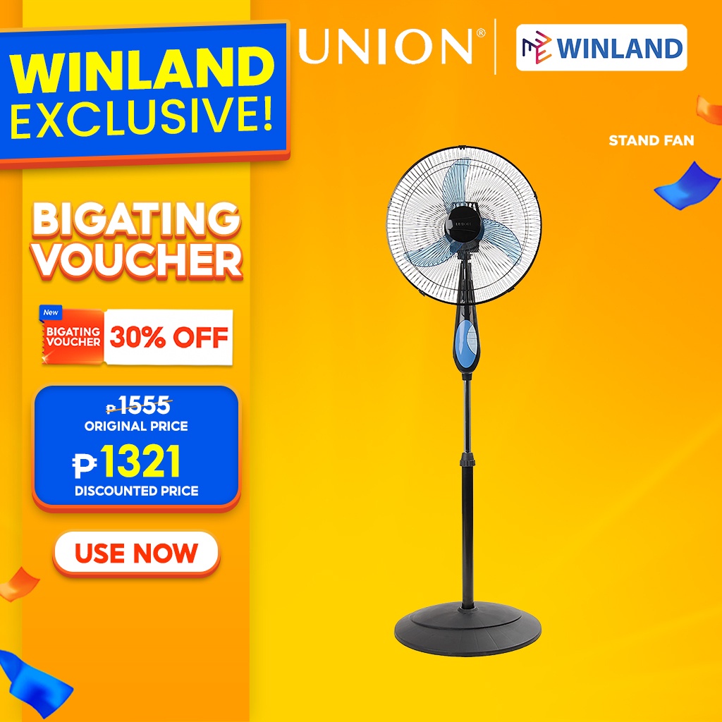 Union by Winland 16inches WINDplus Stand Fan / Electric Fan UGSF1640