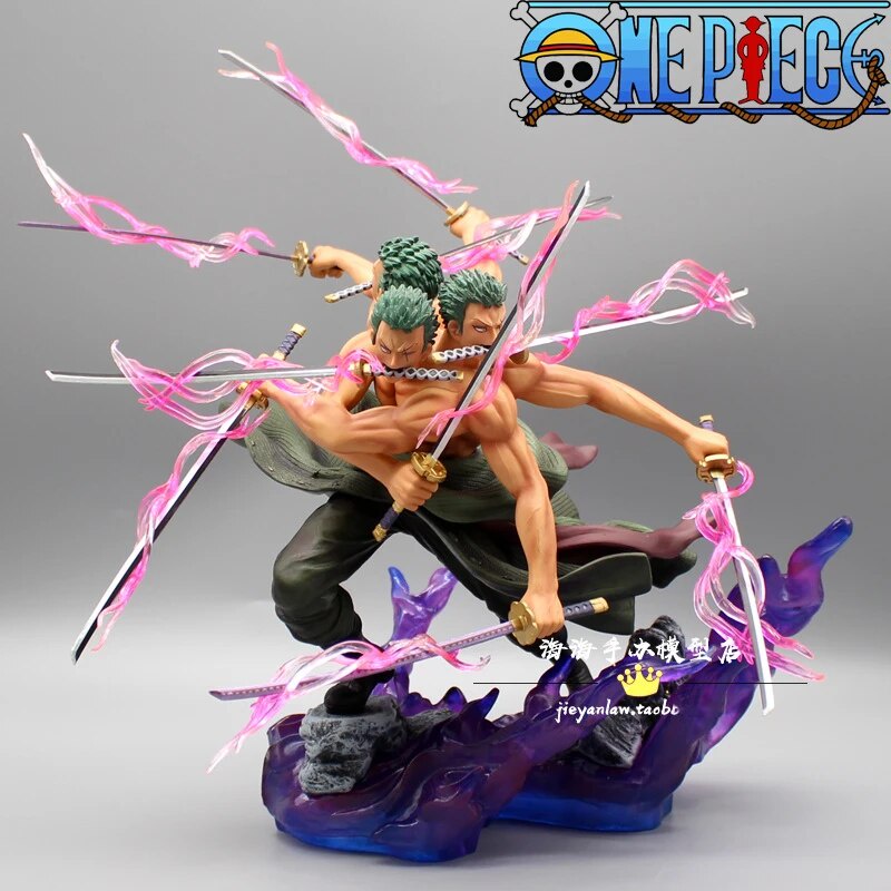 97z One Piece Figure Zoro Nine Knives Flow Pop Max Asura Roronoa Zoro ...