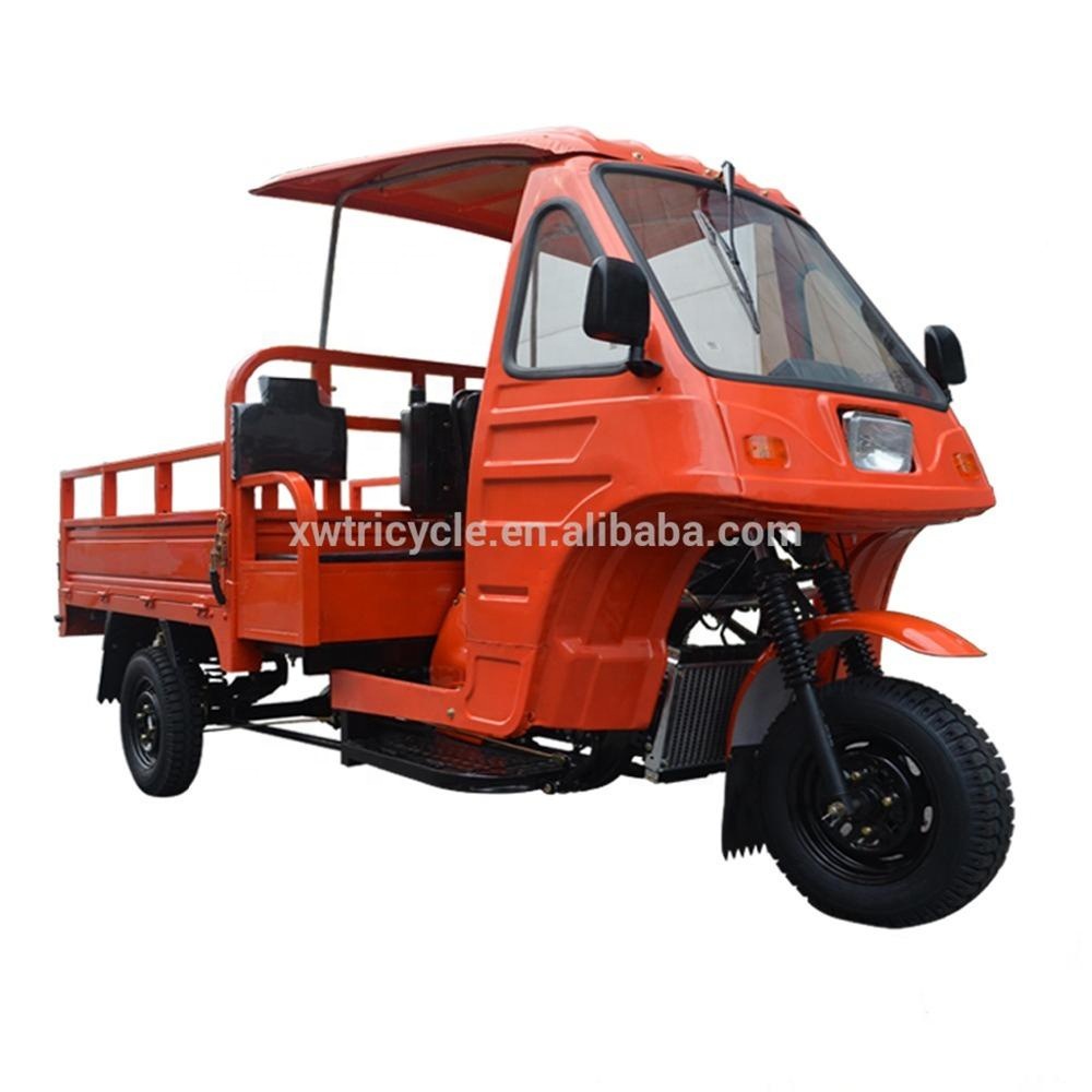 150cc Semi-closed Three Wheel Motorcycle Cargo Tricycle With Passenger 