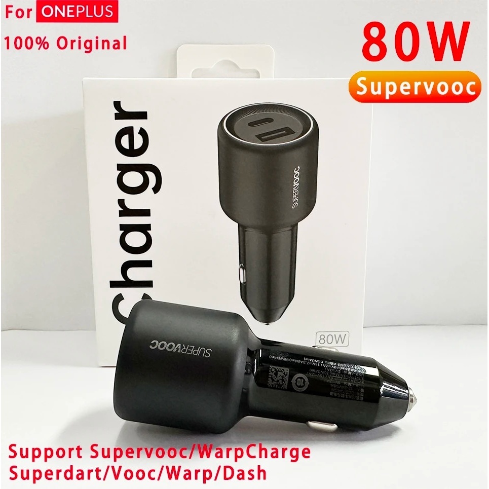 ♝Oneplus Usb Car Charger Supervooc 100w 80w Super Fast Charging Adapter ...