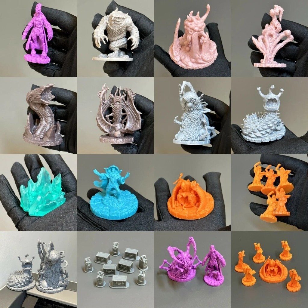 Cthulhu Mythos Board Game Miniatures Monster Dhole Worm Role Playing Figure Model Wargame RPG