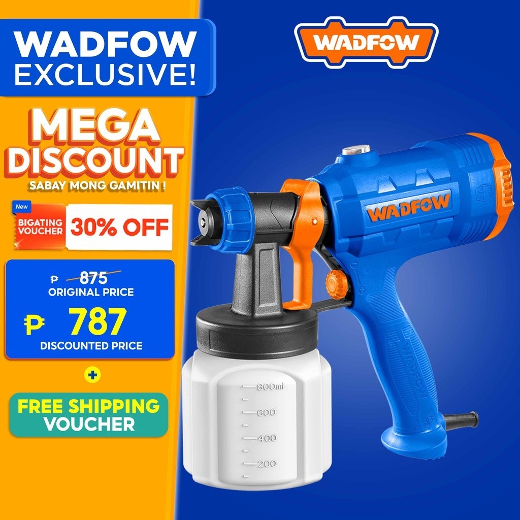 Wadfow Heavy Duty Electric Paint Spray Gun 450W Spraying Machine High