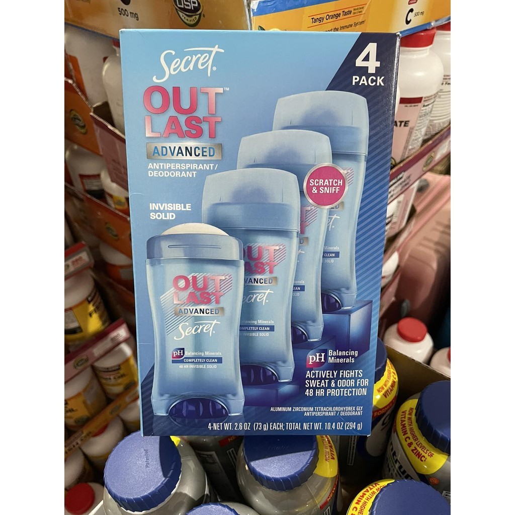 KJGVISF NOV 26 Antiperspirant Deodorant EXP 2024 oz Outlast Secret ...
