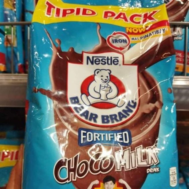 secure2024Y- 840 FORTIFIED BEAR CHOCO BRAND grams NESTL TIPID MILK PACK ...