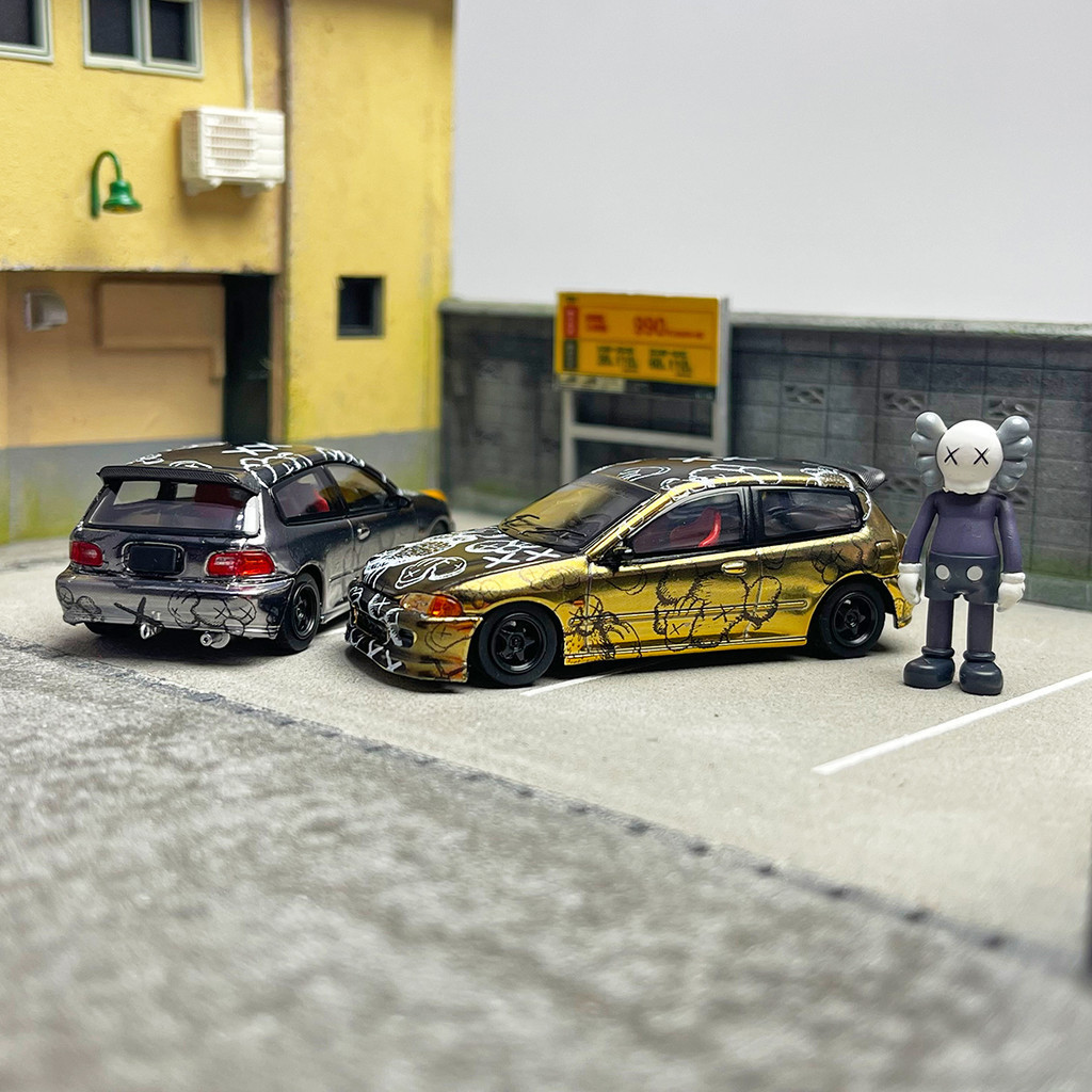 Street Weapon 1: 64 Honda Civic EG6 Alloy Plating Coating Kaws | Shopee ...