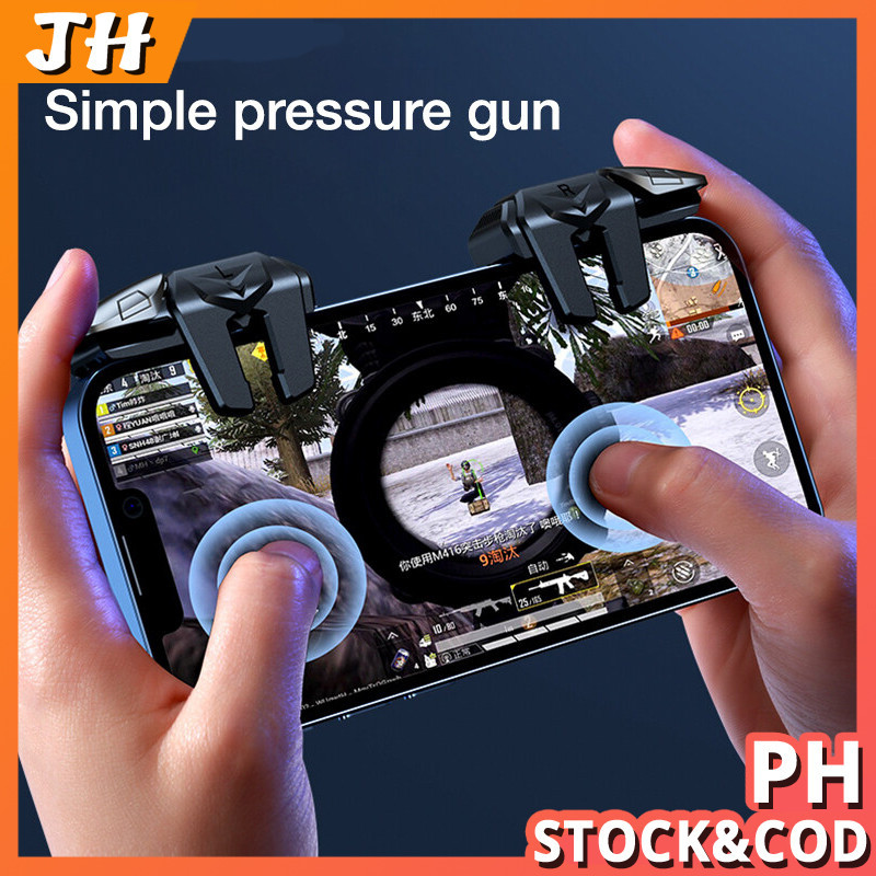 Alloy Gamepad Joystick Aim Shooting L1 R1 Key Button Mobile Game 6 ...