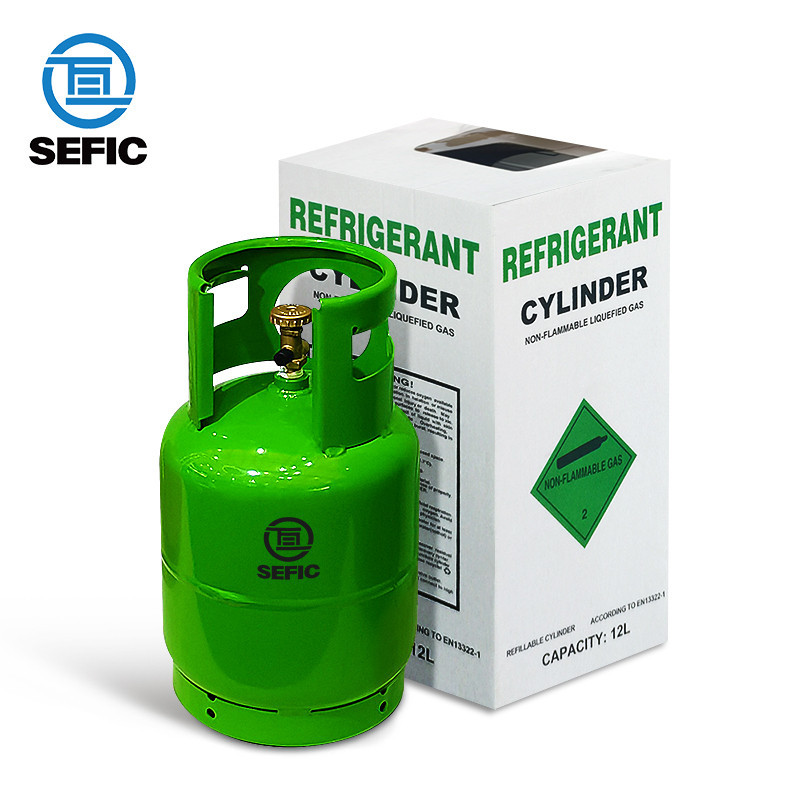 12L Refillable Cylinder Empty Gas Tank Refrigerant Recovery Cylinders ...