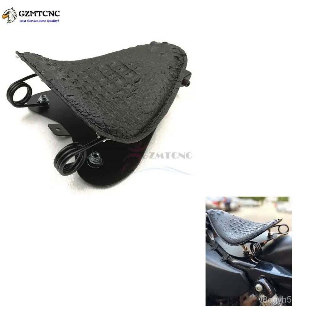 Motorcycle Crocodile Driver Seat Baseplate Springs Mounting Bracket For ...