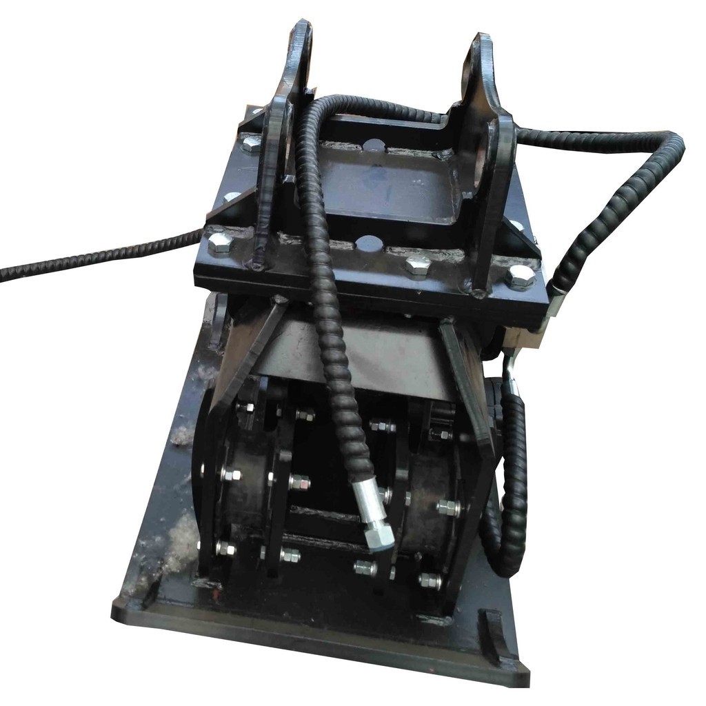 mini excavator hydraulic compactor plate vibrating compaction | Shopee ...