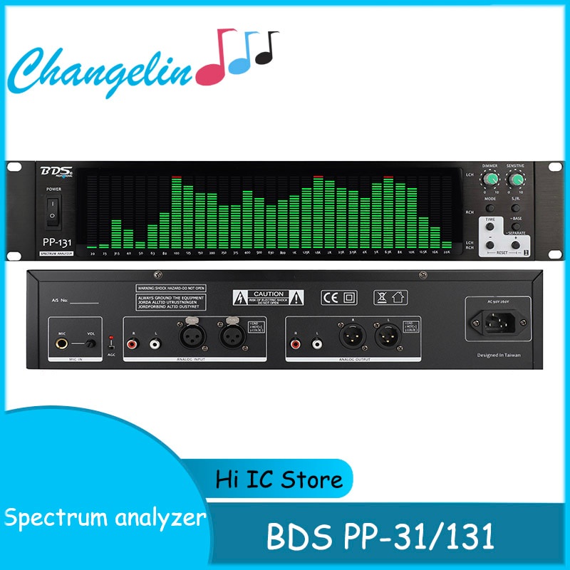 Digital Spectrum Analyzer LED Display Equalizador Audio Spectrum ...