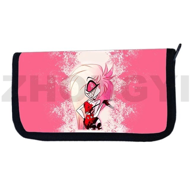 62S New 3D Cartoon Hazbin Wallet Men Hotel Anime Purses Card Holder ...