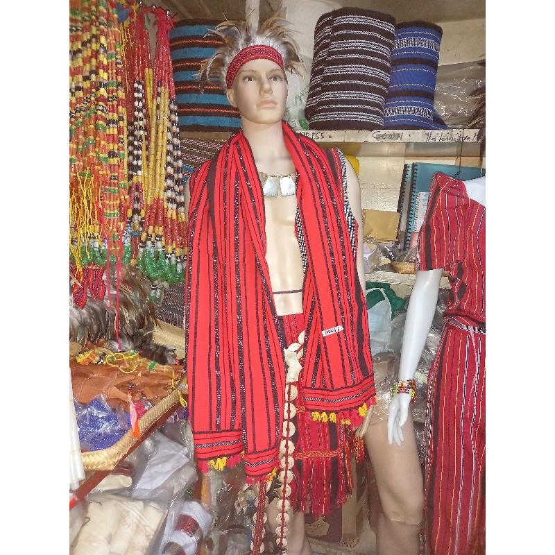 2 PANEL HAND WOOVEN IGOROT ETHNIC SHAWL | Shopee Philippines