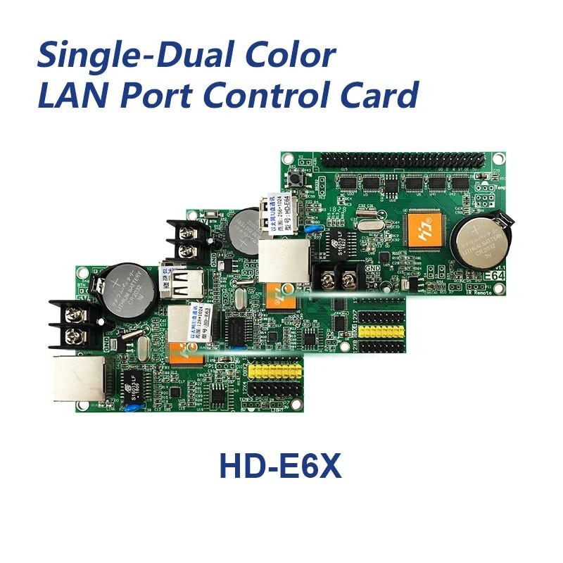 Async Single Dual Color Control Card Huidu HD E62 E63 E64 Controller ...