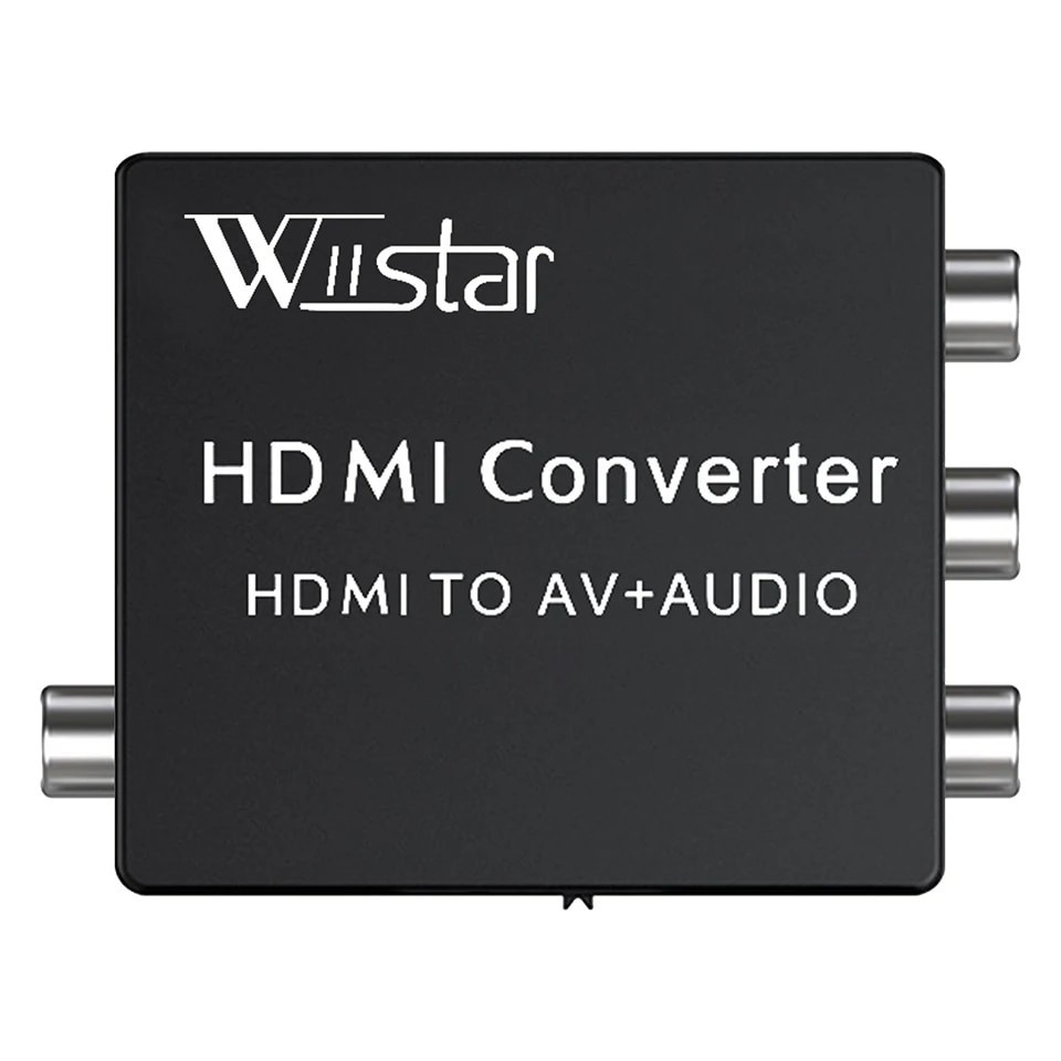 Wiistar HDMI to 3RCA AV Video Audio Converter with Spdif Optical ...