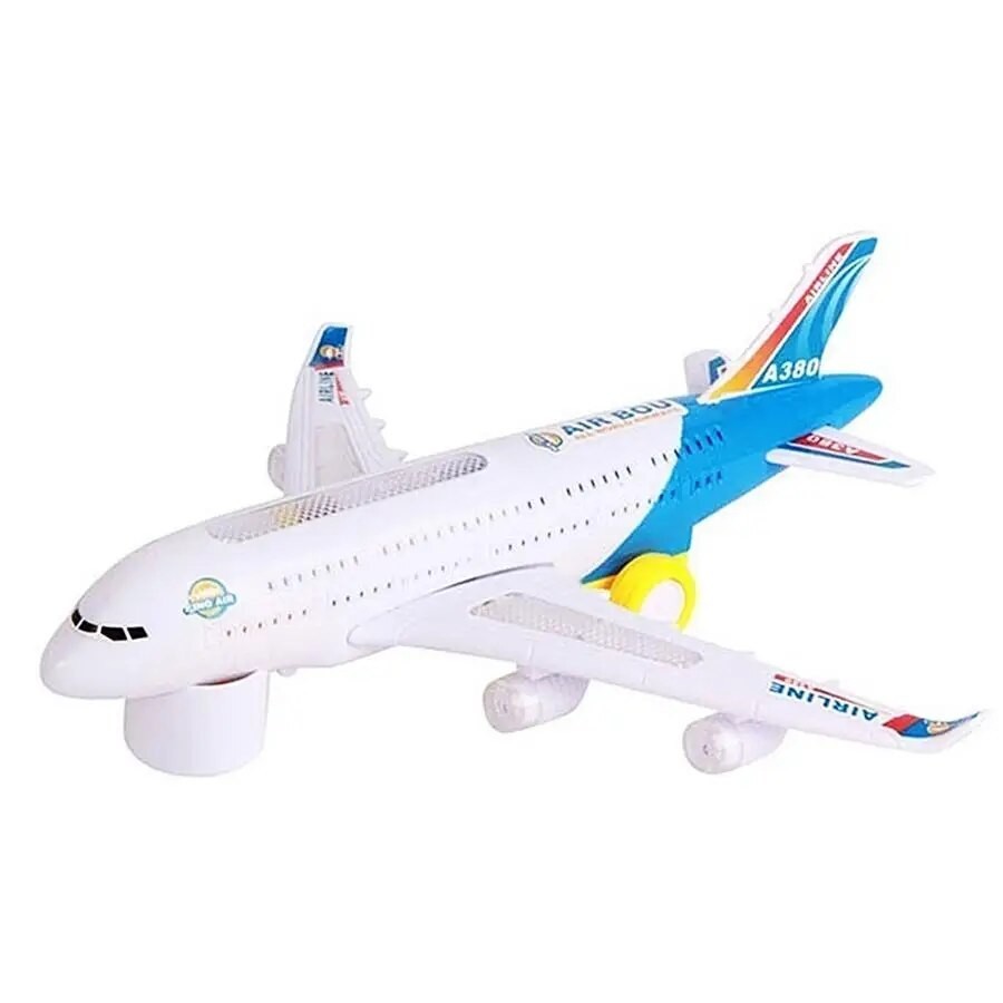 A380 Airbus Model Electric Flashing Lights Musical Sounds Airplane ...