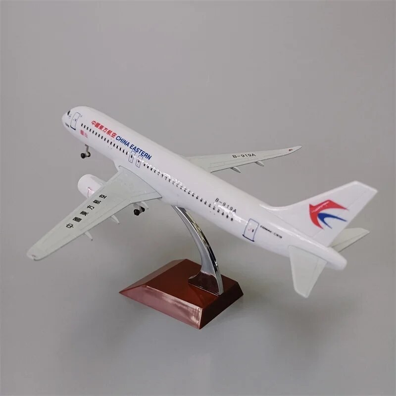 NEW 20cm China Eastern COMAC C919 Airlines Aircraft Diecast Airplane ...