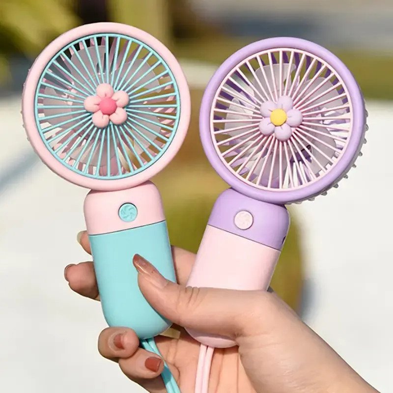 OEM Rechargeable Mini Fans Portable Summer Desktop Outdoor USB Charging ...