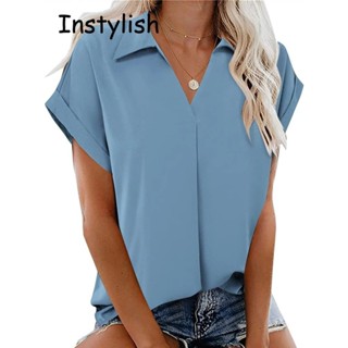 Going Out Tops, Womens Petal Sleeve Tops V Neck Short Sleeve Shirts Summer  Casual Loose Solid Color Basic Tunic Tshirt Large Khaki Going Out Tops for  Women