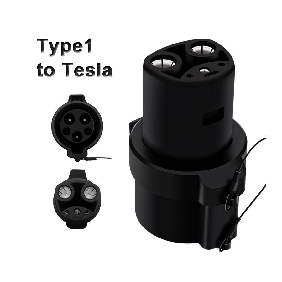 HQ Best Price Portable DC Works Type 1 J1772 to Adapter for Tesla Use