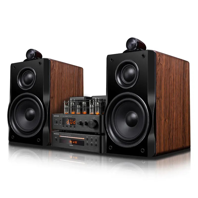 Vofull New Design 3 Way HIFI Bookshelf Speaker Speakers With Tube ...