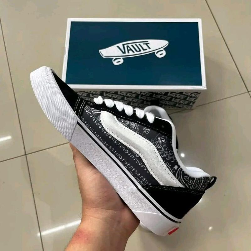 Vans Knu Bandana Women & Men Shoes With Free Socks Original Eqpt ...