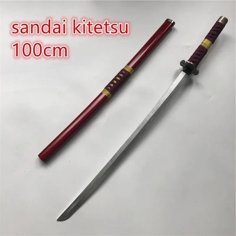 100cm Roronoa Zoro Sword Weapon Anime Cosplay Armed Katana Espada Wood ...