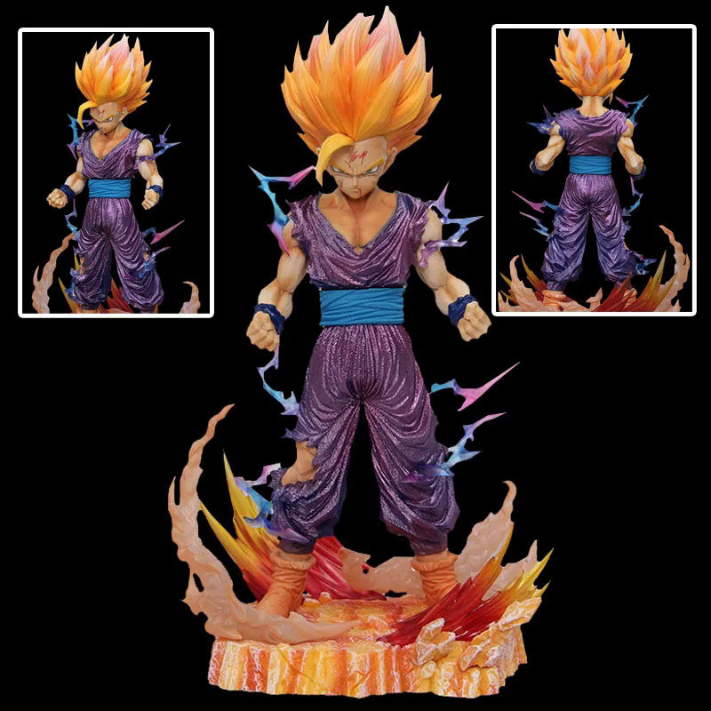 8OJN 26cm Dragon Ball Z Son Gohan SSJ2 GK Statue Gohan Figurine Pvc ...