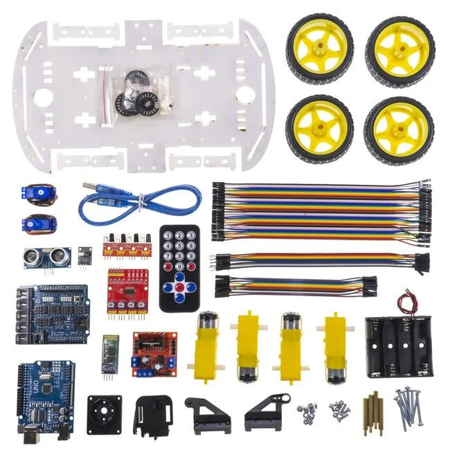 Bluetooth Controlled Robot Car Kits for Arduino REX Discovery Series ...