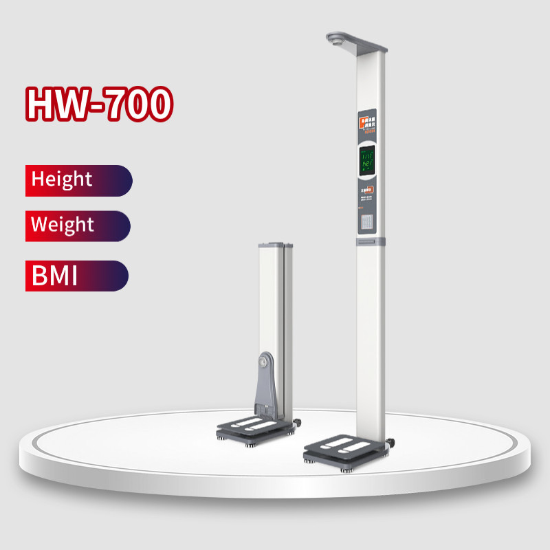 Foldable digital clinical height scale body weight medical measuring ...
