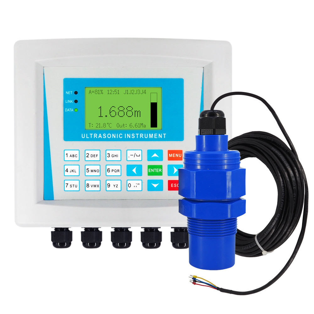 Aice Tech Split-type ultrasonic level gauges level meter sensor water ...