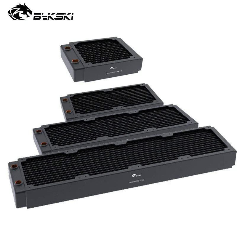 New Listing Bykski 40mm Thickness Copper puter Radiator 120/240/360 ...