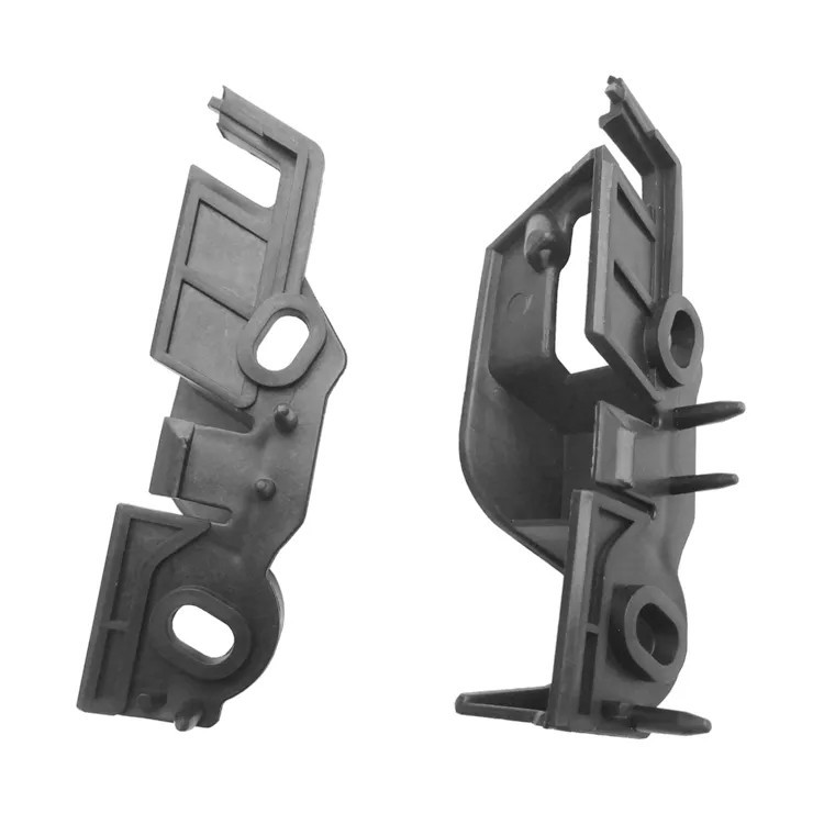 Front bumper suspension ear, front bumper bracket guide groove, front ...