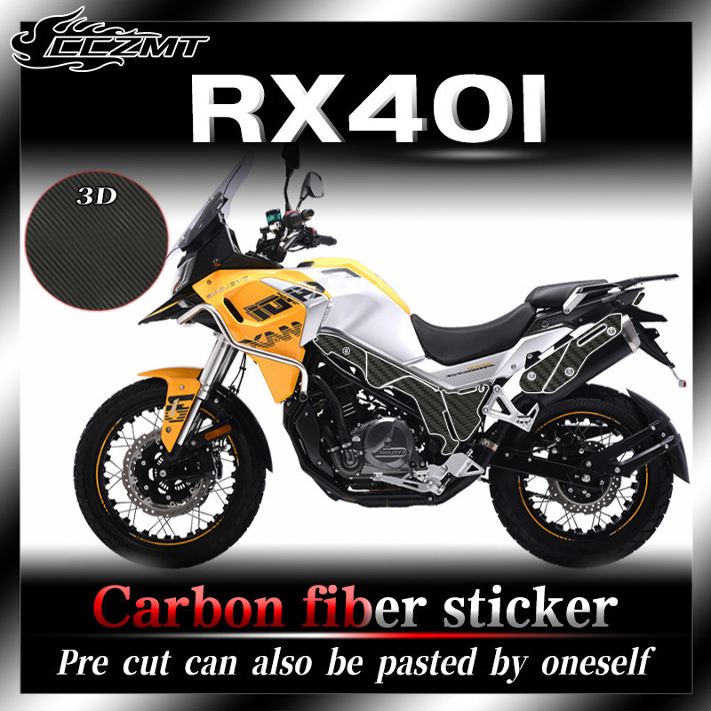 ⓞFor Cyclone RX401 sticker 3D carbon fiber protective film body film ...