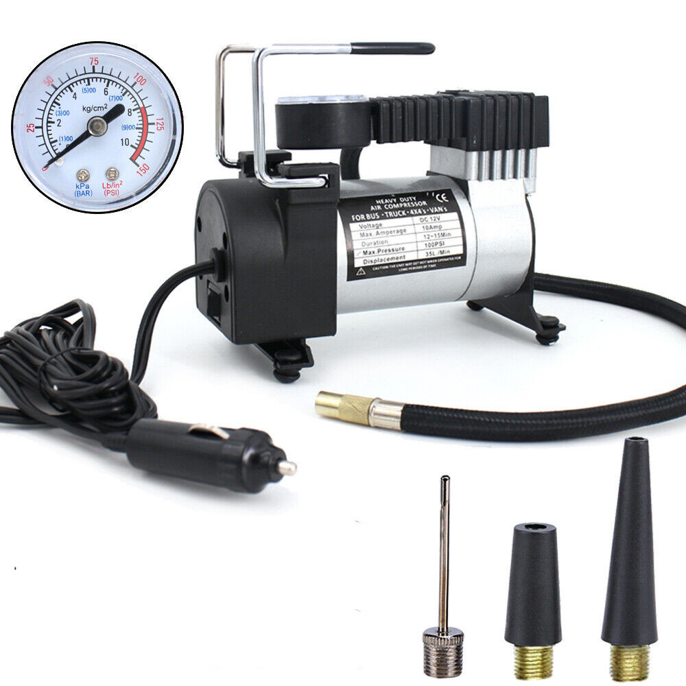 Portable Tire Inflator Mini Car CompressorAir Pump For Car Tire 12v 150 ...