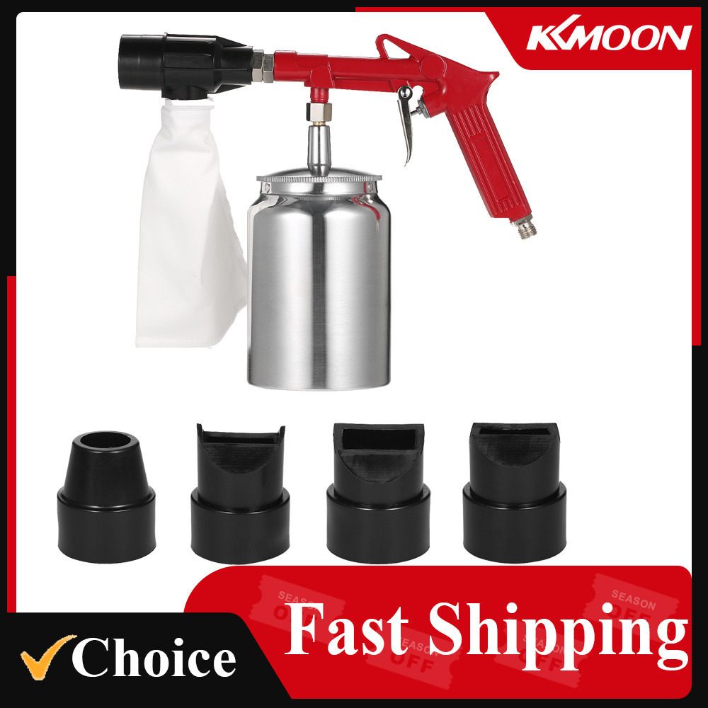Sand Blaster Kit Abrasive Sand Blasting Shot Sandblaster with Nozzle ...