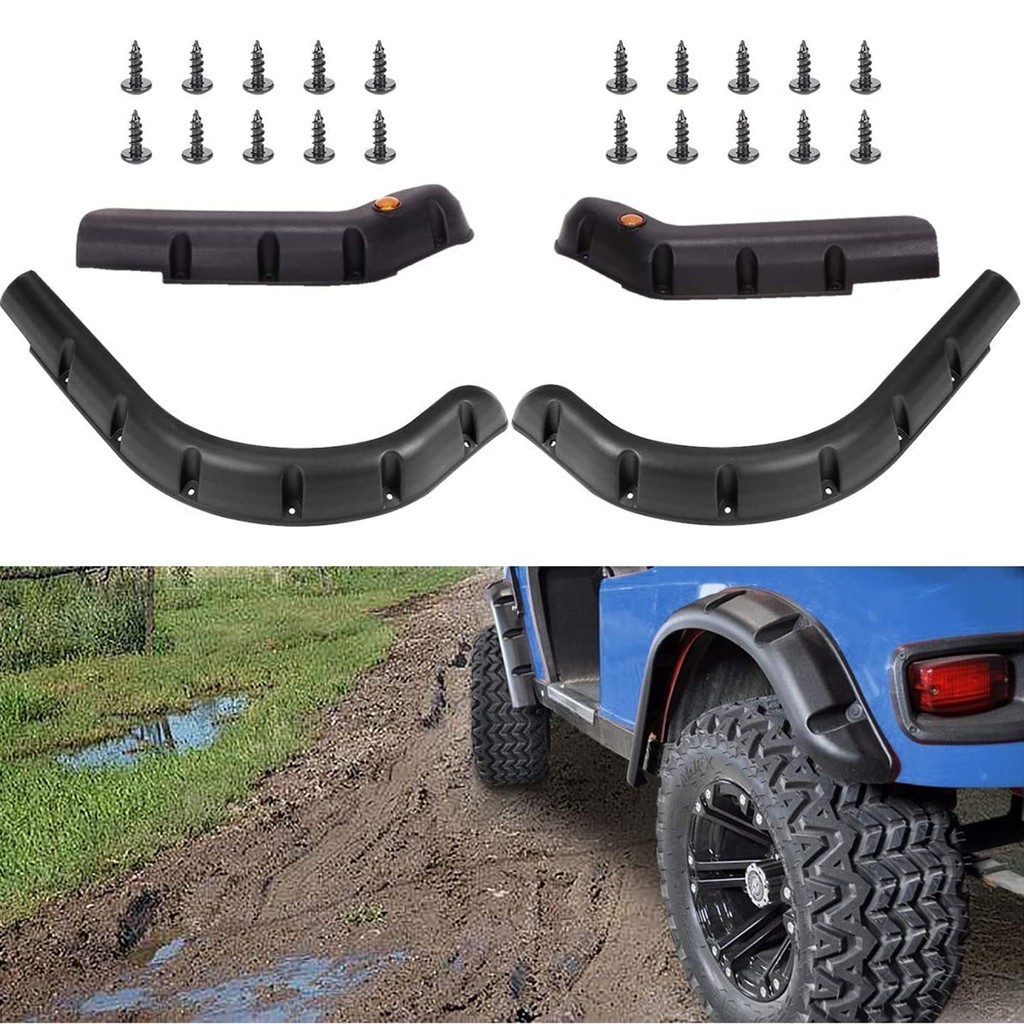 ♠Golf Cart Standard Fender Horns Front & Rear Wheels For EZGO TXT 1998