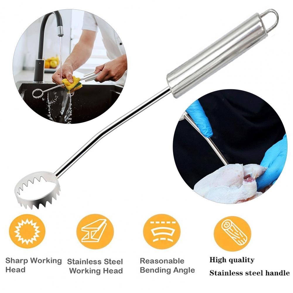 ღEasy to Clean Poultry Lung Remover Chickens Lung Removal Tool ...