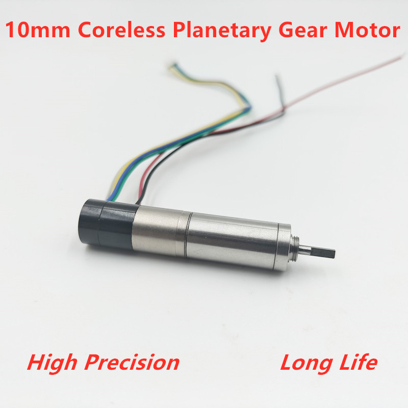 10mm coreless planetary gear motor with encoder dc micro reducter ...