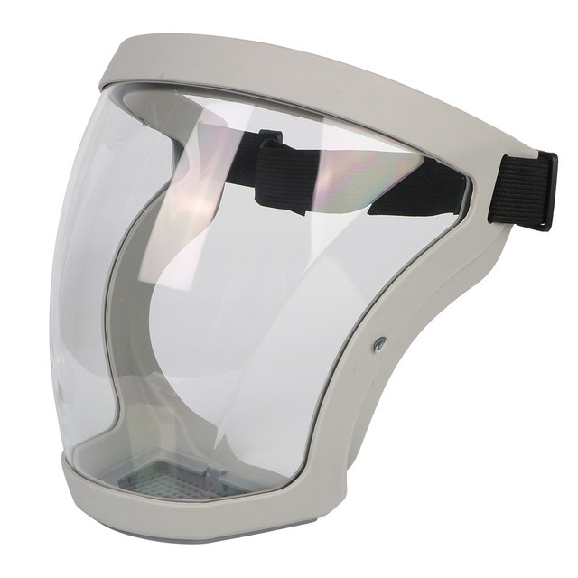 ♜Oil-splash Proof Mask With Filters Full Face Shield Protection Face ...