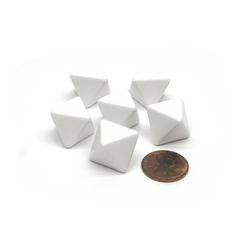 thumbnail interactive-video image 1 of Aazon.co: 15 Pcs D12 White Blank Dice 25 For Board Gaes, Teaching... 1 of 12