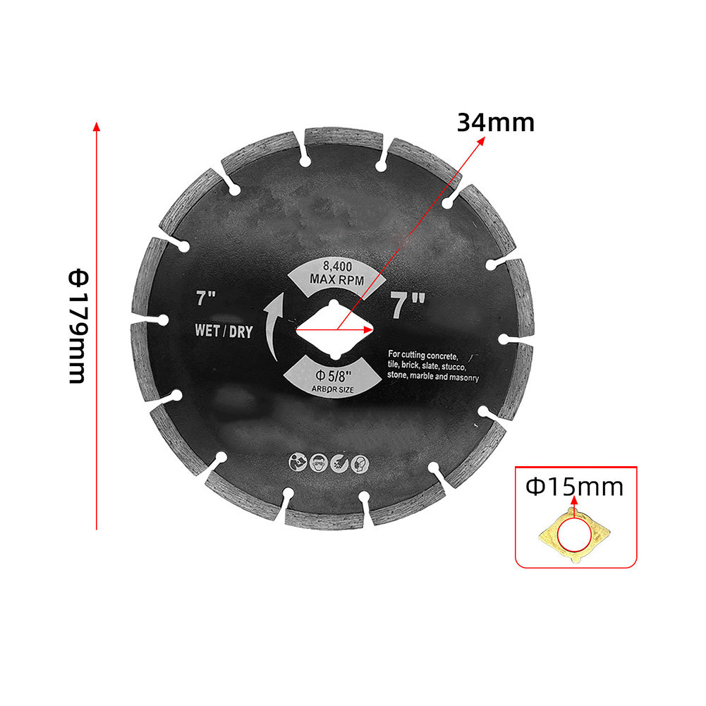7inch Saw Blade Cutting Disc For Disc Marble Porcelain Tiles For ...