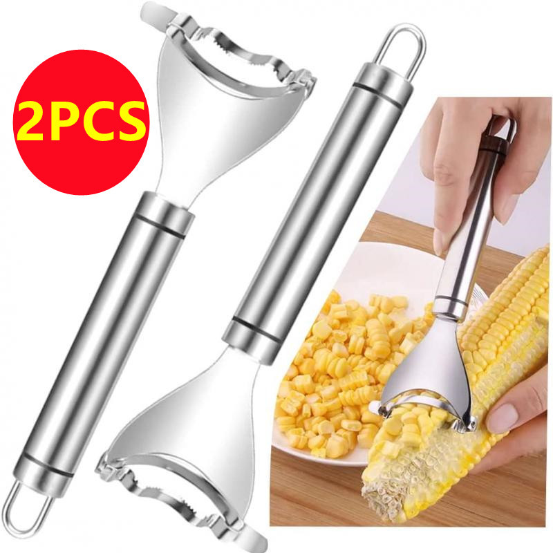 New Stainless Steel Corn Stripper Corns Threshing Corn Thresher Peeler ...