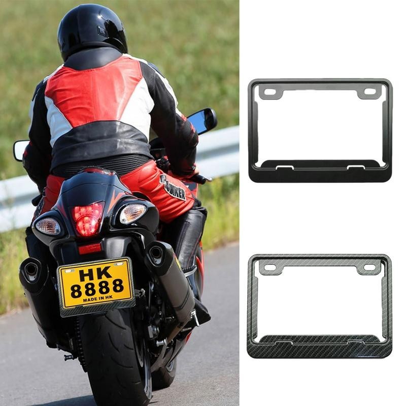 Motorcycle License Plate Frames Protector Plate Holder Car Plate Frame