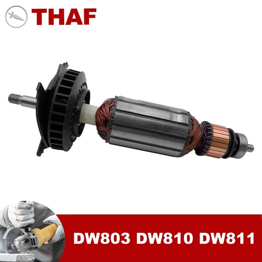 AC220V-240V Armature Rotor Anchor Replacement for DEWALT Angle Grinder ...