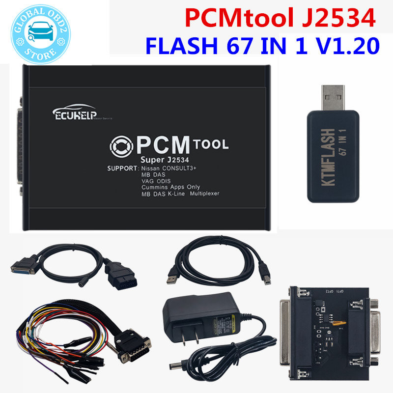 ☇PCMtool FLASH 67 IN 1 v1.20 Version Supported ECU Read Write Via Boot ...